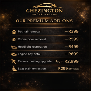 Our Premium Add Ons